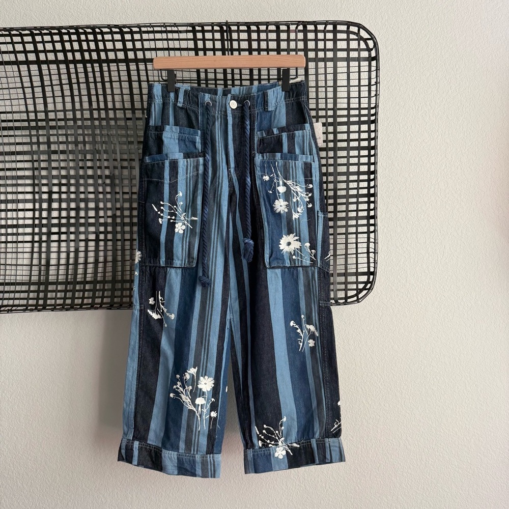 Free people We The Free Cove Crop Pull-On Jeans - Picture 2 of 9